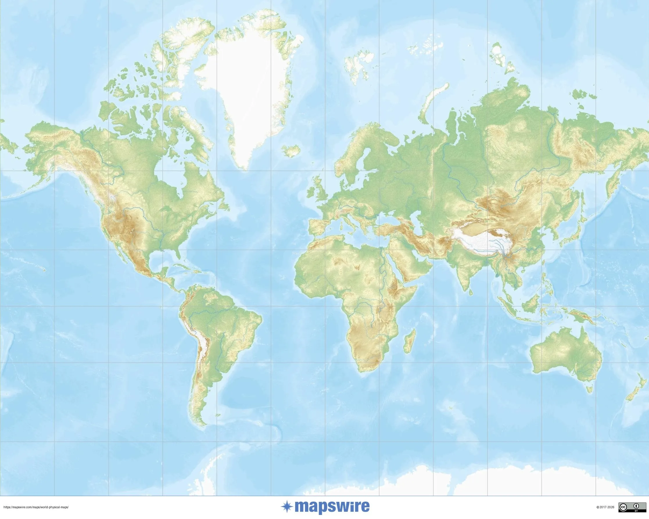 world map