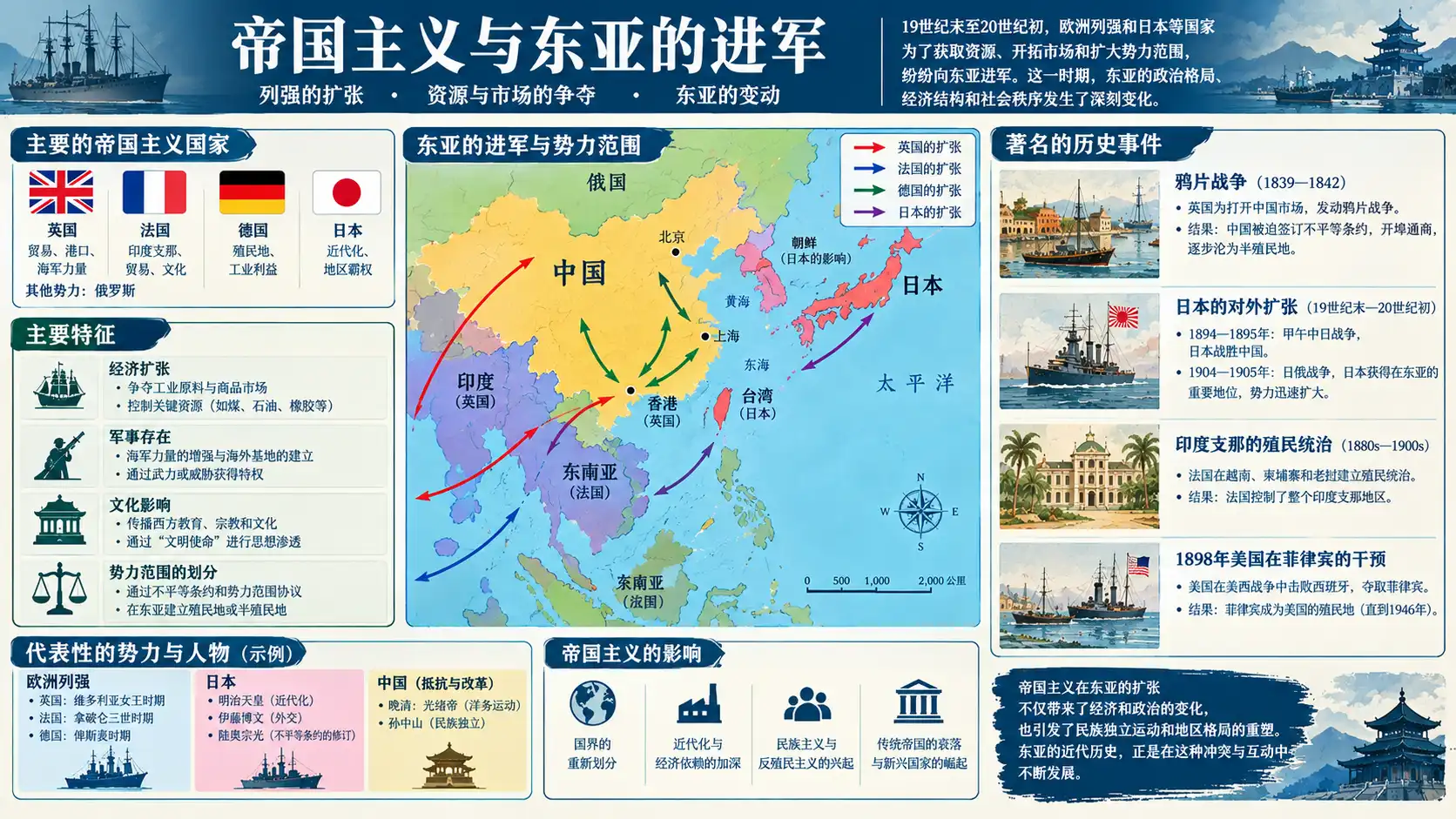 西方列强对东亚的帝国主义扩张