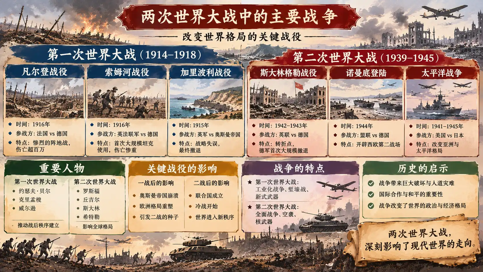 影响世界大战的亚洲主要战争