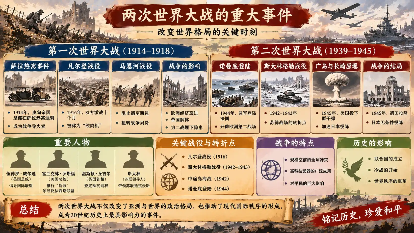 影响世界大战的亚洲主要事件