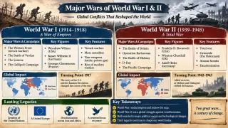 Major Asian Wars in WWI & WWII